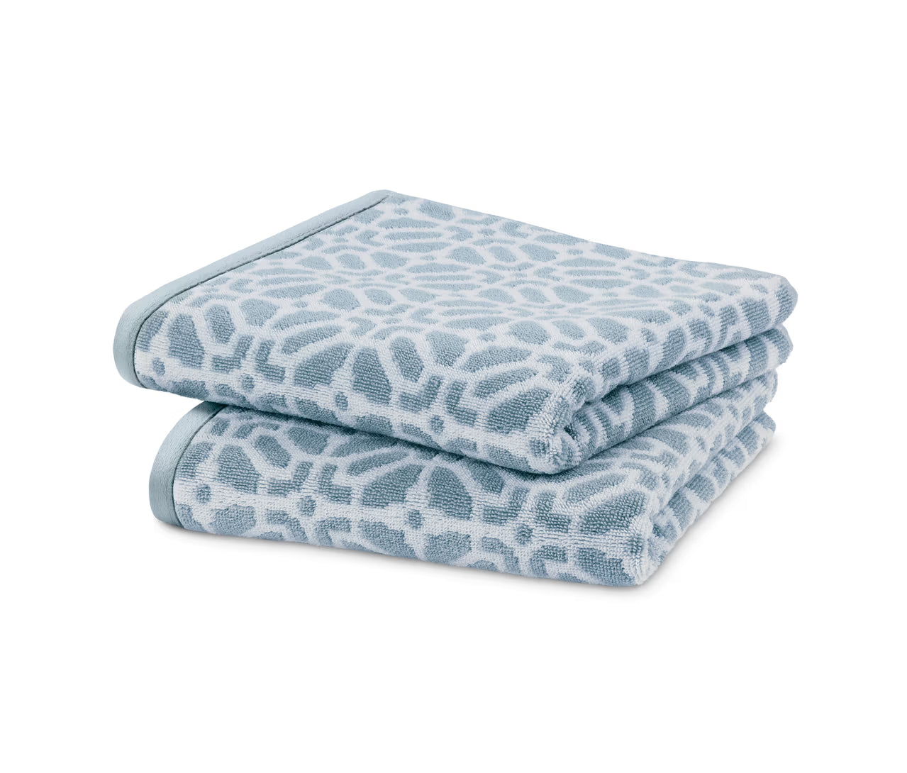 Плажна кърпа Vestio „Indigo Tiles“ от органичен памук, 70 х 140 см