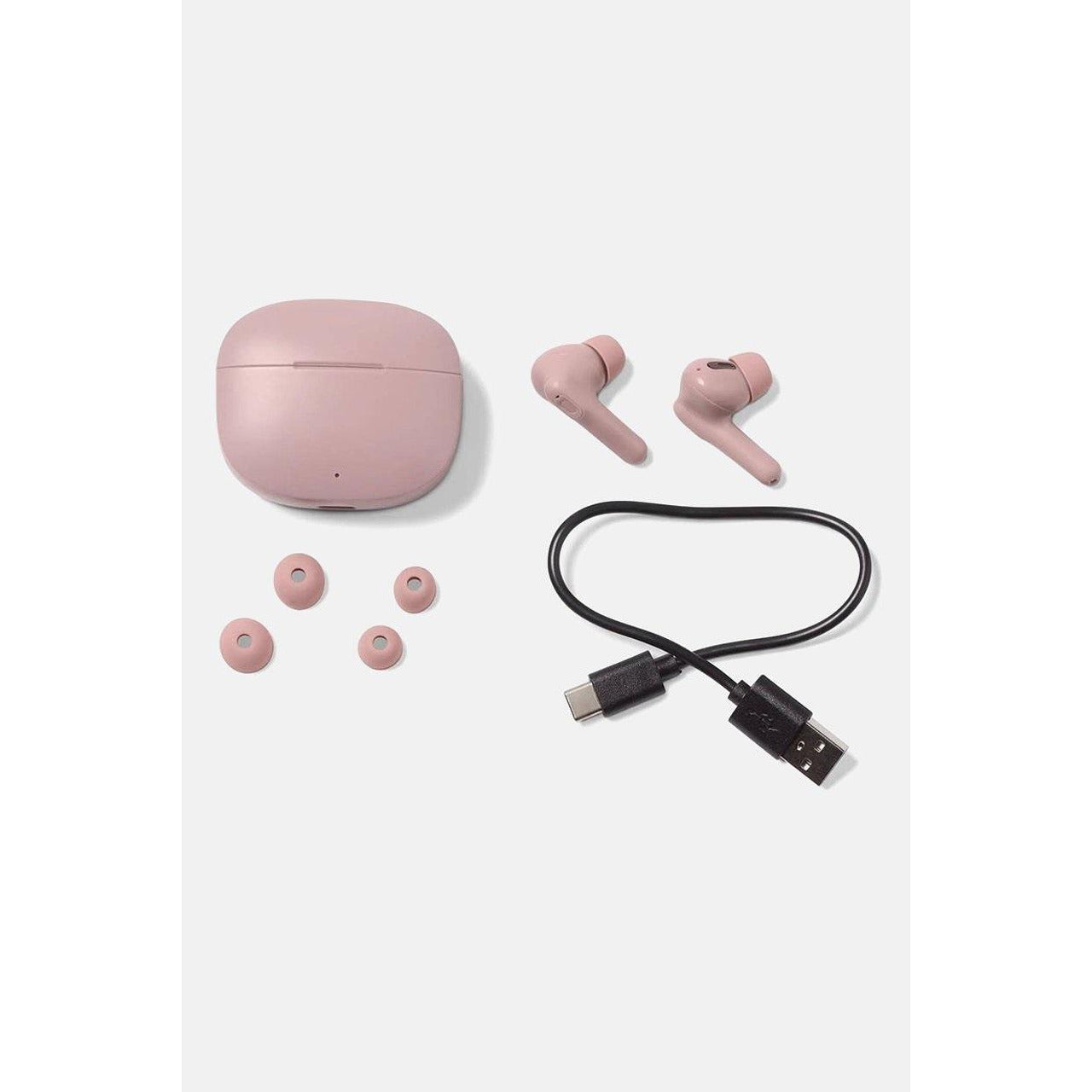Безжични слушалки IN-EAR, розови