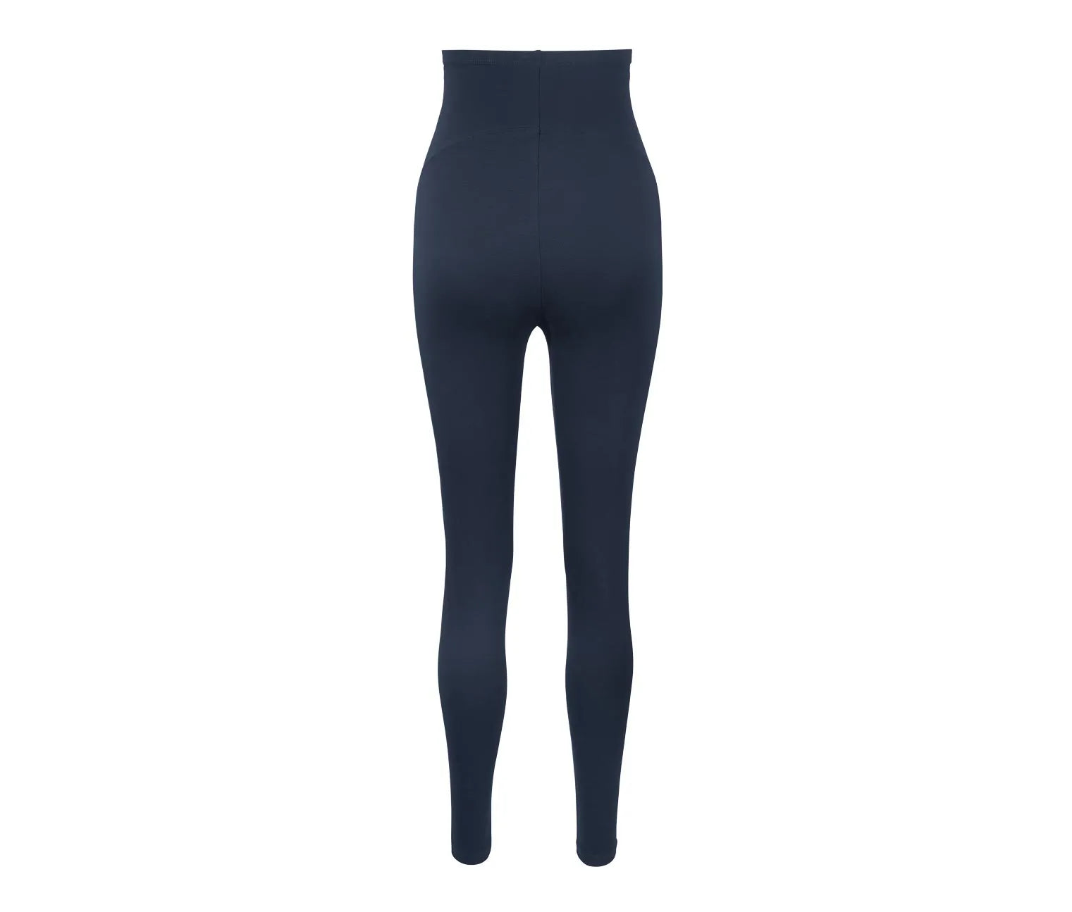 Set of 2 cotton maternity leggings, black and dark blue 
