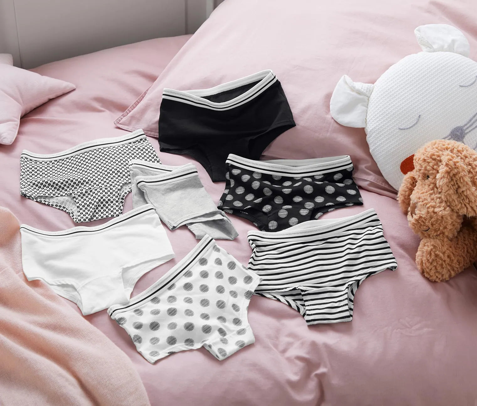 Комплект детски гащички 7 броя, 146/152