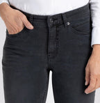 MAC JEANS MELANIE Дамски памучни дънки в класическа права кройка, сиви