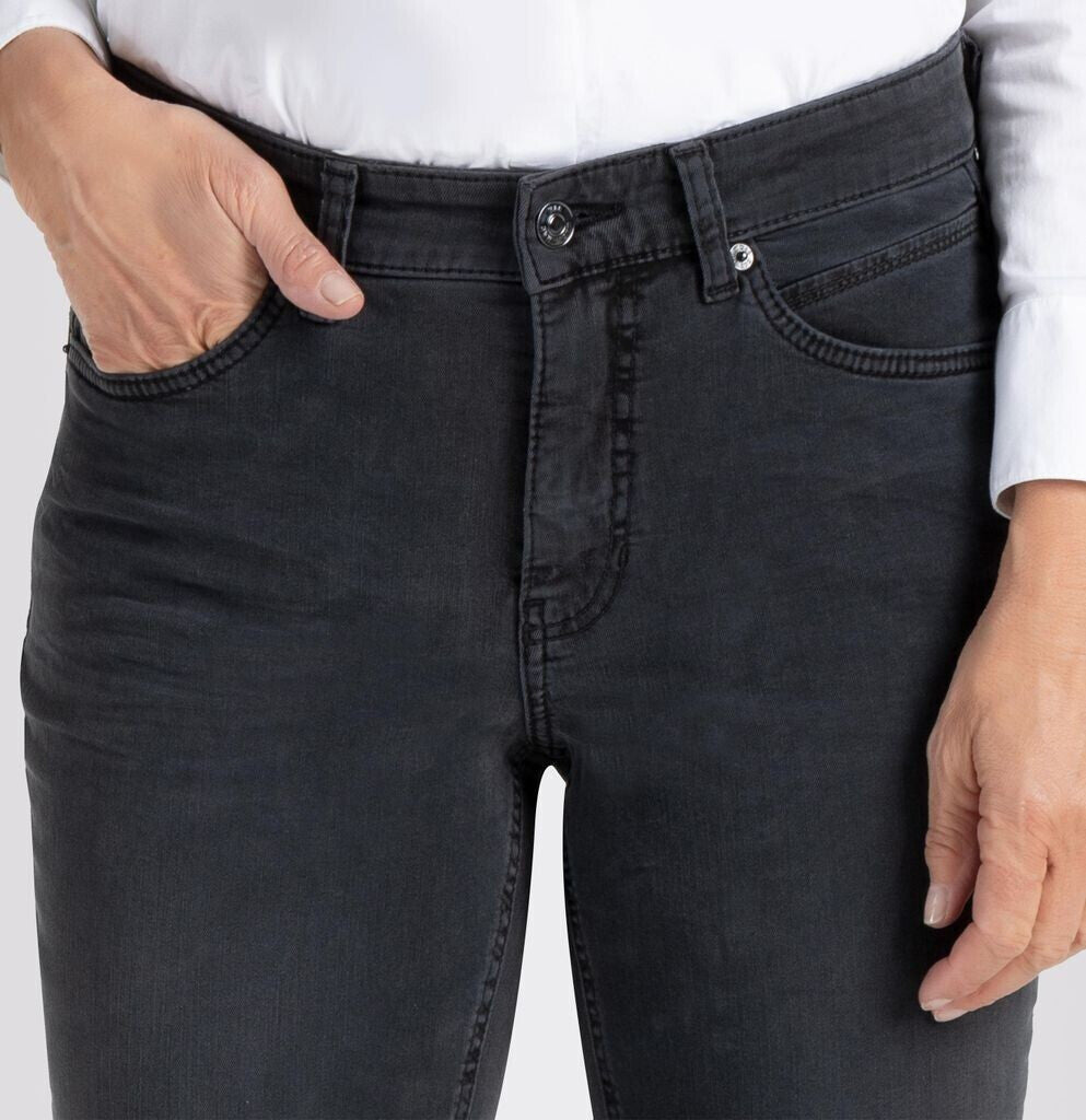 MAC JEANS MELANIE Дамски памучни дънки в класическа права кройка, сиви