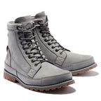 Мъжки боти от естествена кожа Timberland, сиви, 40