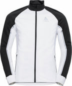 Men's windproof jacket Odlo Aeolus Pro, white-black