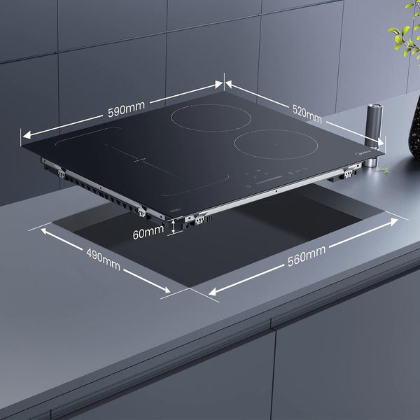 Midea - KI500IX - индукционен плот за вграждане - 60см, 2 ГОДИНИ ГАРАНЦИЯ