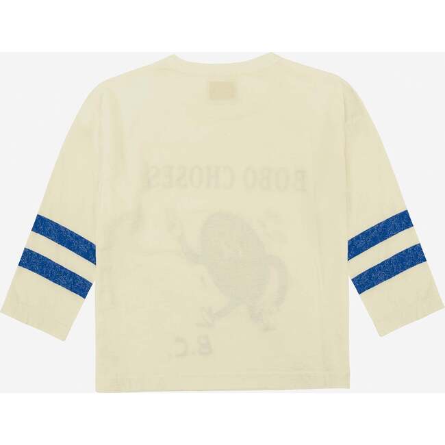 Детска памучна блуза Bobo Choses, бяла с щампа