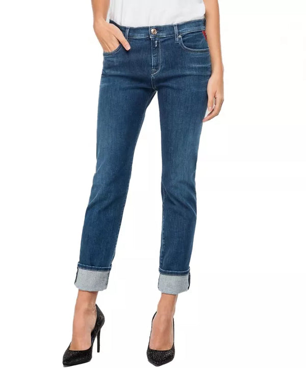 Дамски памучни дънки Replay Vivy, сини