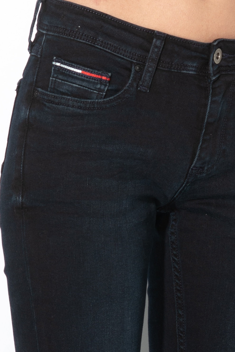 Дамски дънки Tommy Hilfiger Sandy – тъмносини/черни