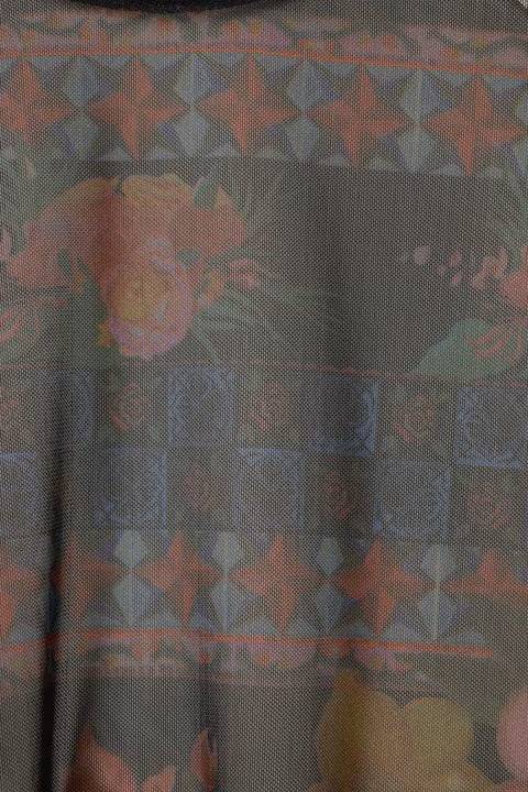 Desigual Дамска прозрачна блуза с дълъг ръкав