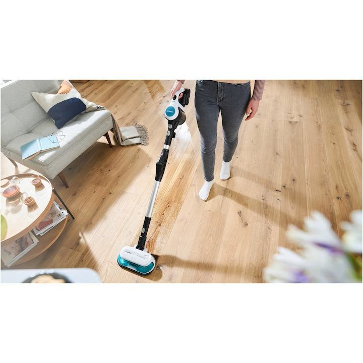 Безжична прахосмукачка и моп 2 в 1 Bosch Unlimited 7 ProHygienic Aqua BCS71HYG1 с LED светлини