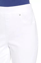 Дамски бели дънки Spanx Distressed Skinny с оформящ ефект