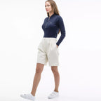 Lacoste Дамски летен панталон, цвят екрю