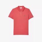 LACOSTE Детска памучна тениска с лого, оранжева