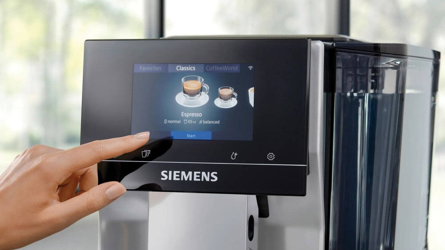 Автоматична кафемашина Siemens EQ700 Classic TP715D47, 1500 W,  19 бара