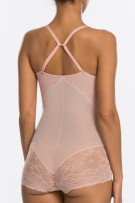 Дамско дантелено боди Spanx, бежово