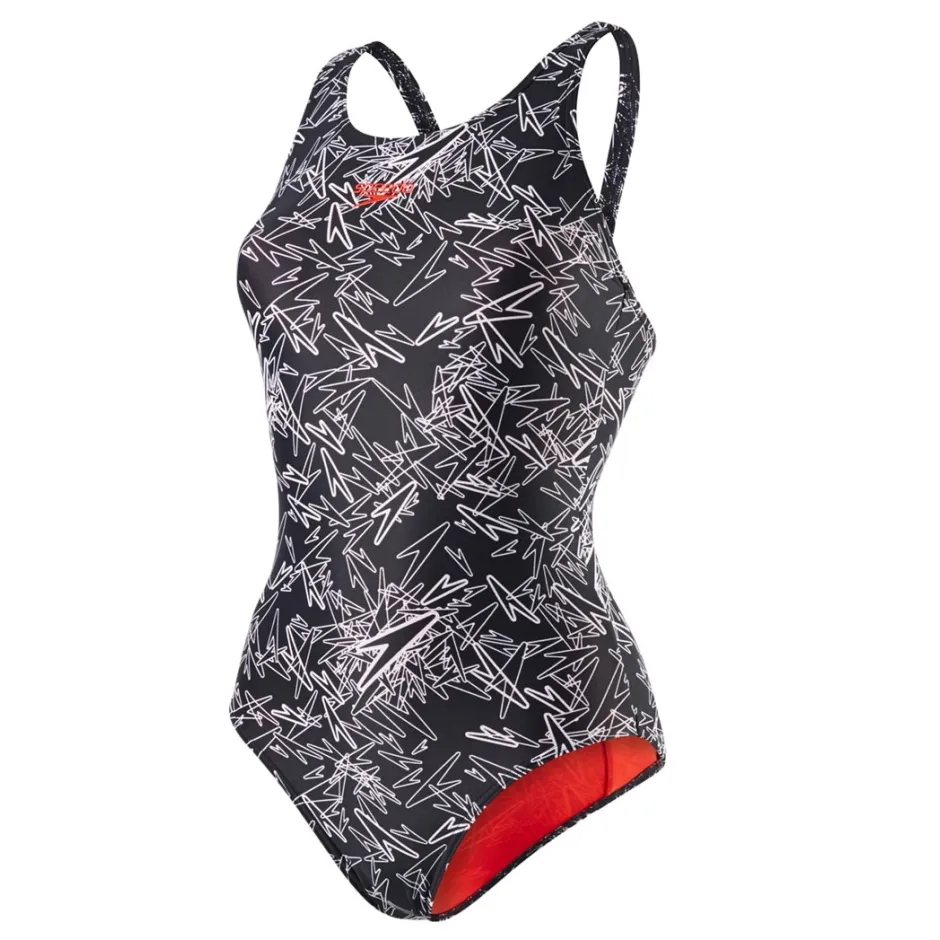 Дамски цял бански Speedo Boom Allover Muscleback